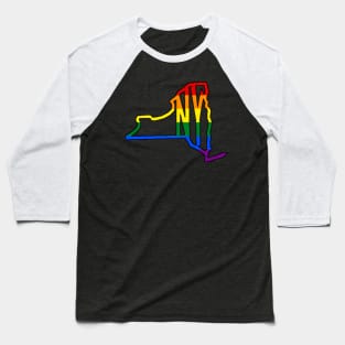 New York Pride Baseball T-Shirt